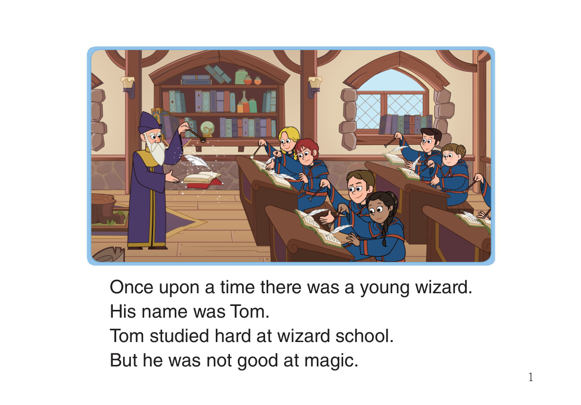 Wizard and Cat Once Upon a Time 第 1 页插画