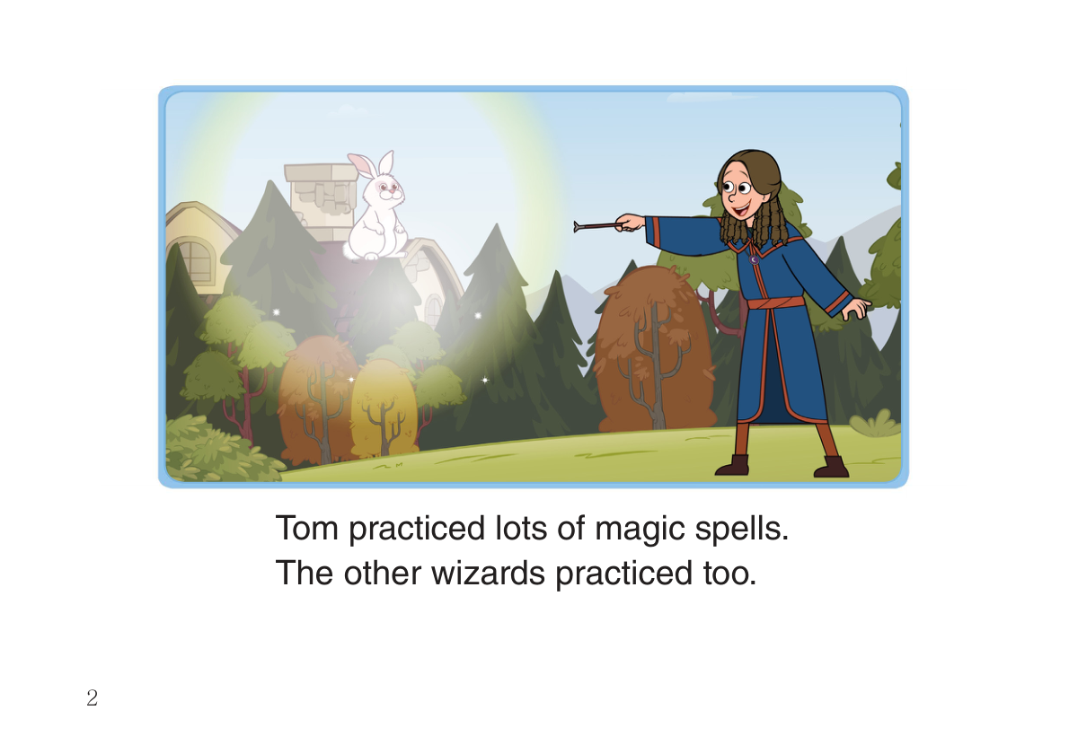 Wizard and Cat Tom's Gift 第 2 页插画