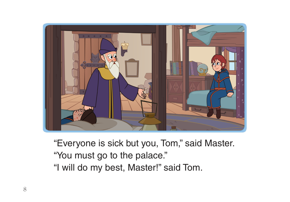 Wizard and Cat Tom's Gift 第 8 页插画